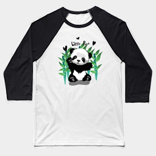 Little panda bear Baseball T-Shirt